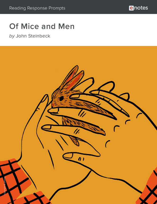 of mice and men enotes reading response prompts preview image 1