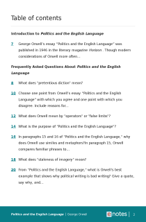 Preview image of Popular Questions About Politics and the English Language