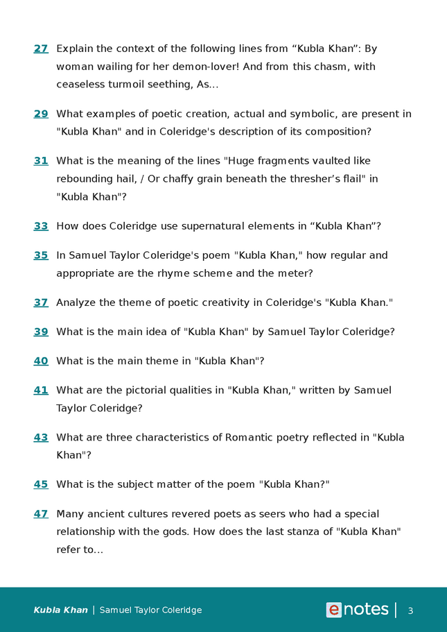 popular questions about kubla khan preview image 3