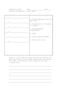 the book cover of CATR (Part 6) Vocab and Spelling Quiz