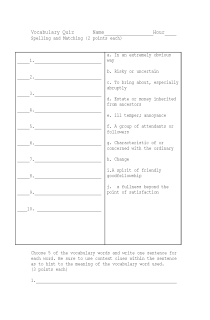 Cover image of Winter Dreams Vocab and Spelling Quiz