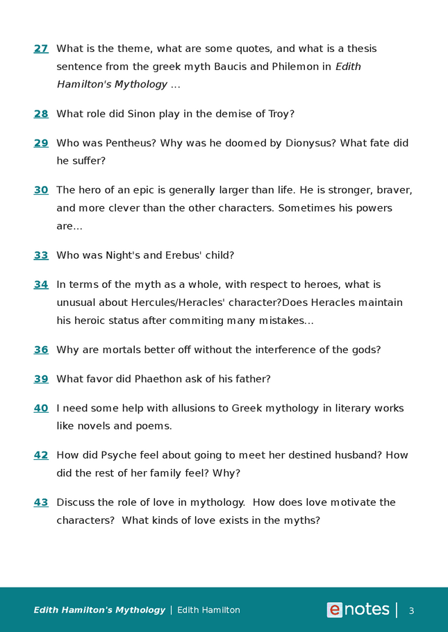 popular questions about edith hamilton's mythology preview image 3