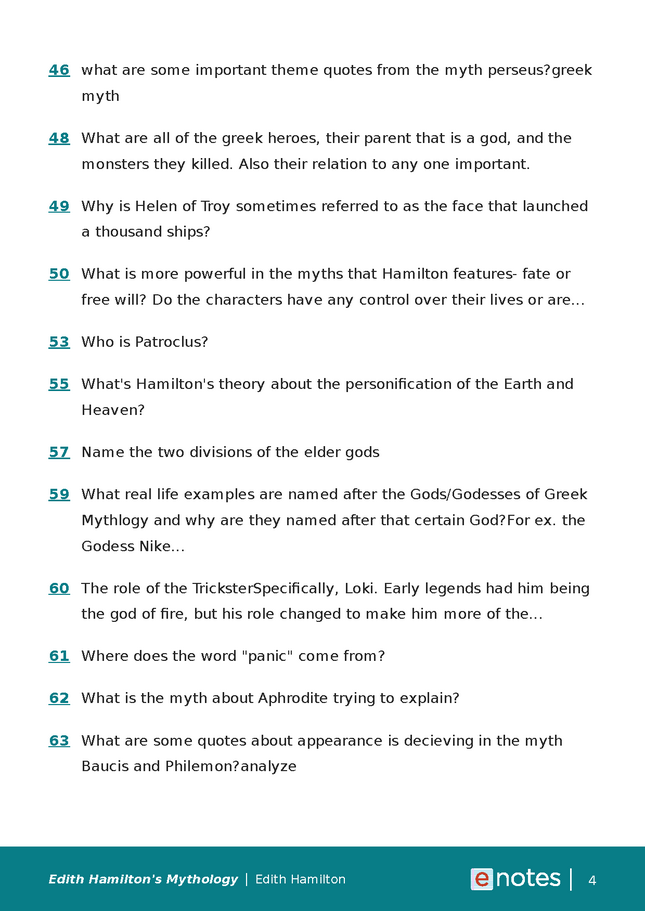 popular questions about edith hamilton's mythology preview image 4