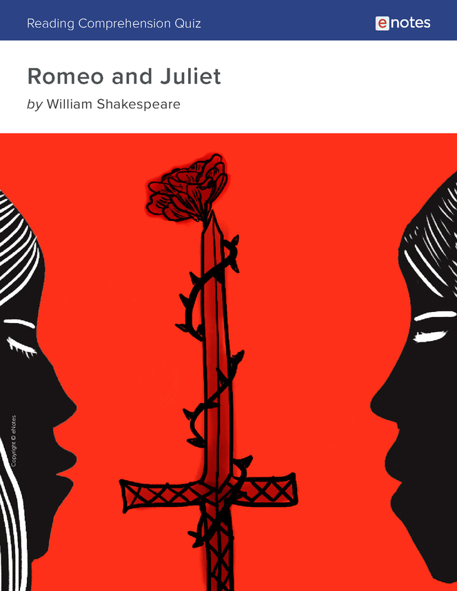 romeo and juliet reading comprehension quiz preview image 1