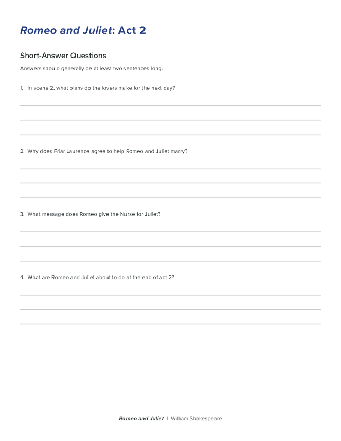 romeo and juliet reading comprehension quiz preview image 6