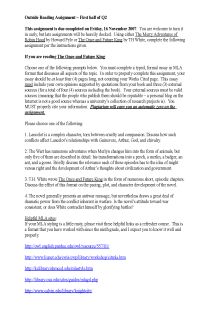 the book cover of White's Once and Future King - Essay Assignment