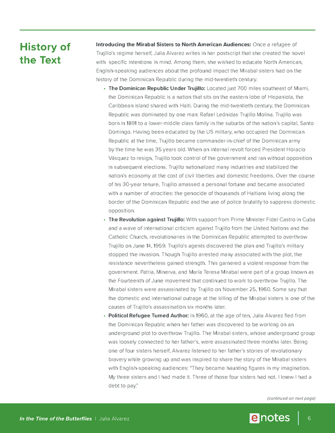 Minerva in the time of the butterflies image