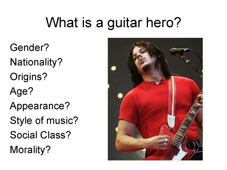guitar hero literary criticism power point project preview image 3