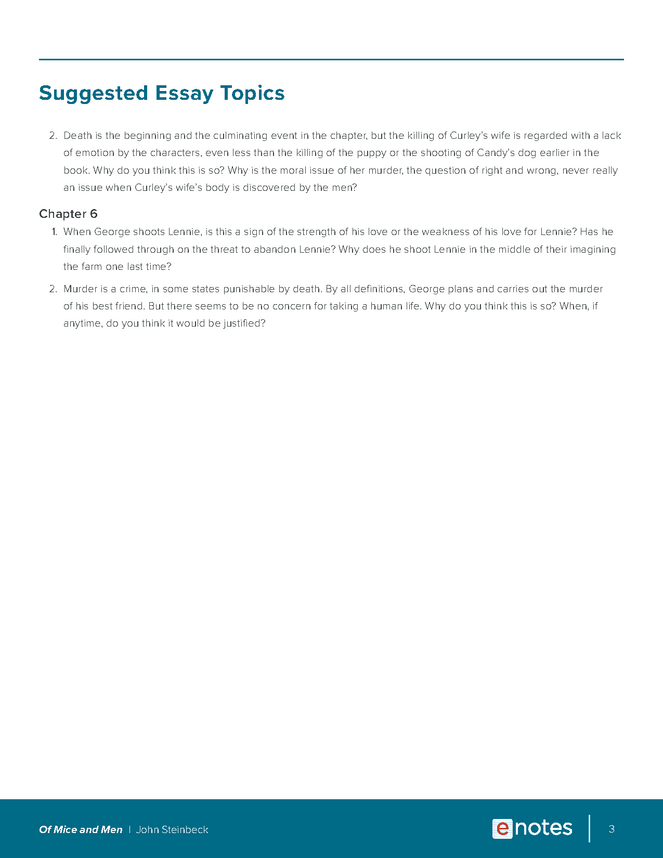 of mice and men essay topics and outlines preview image 3