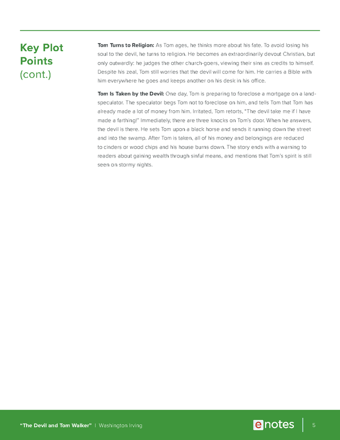 The devil and tom walker study questions image