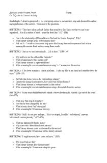 the book cover of All Quiet on the Western Front: Chapter 7 Quote Analysis