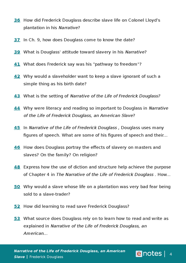 popular questions about narrative of the life of frederick douglass, an american slave preview image 4