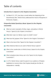 Preview image of Popular Questions About Speech to the Virginia Convention