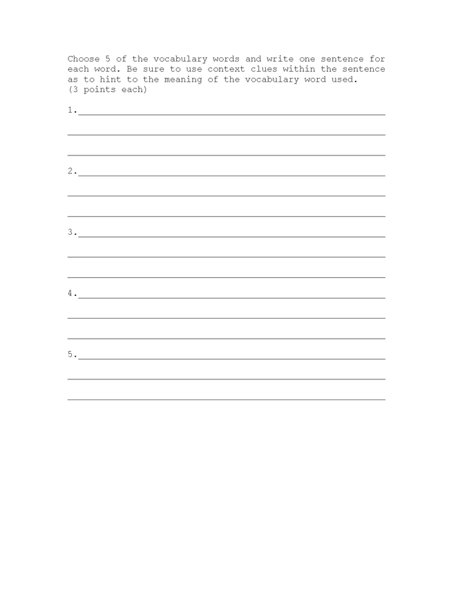 the lottery vocabulary and spelling quiz preview image 2