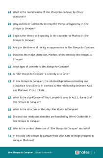 Preview image of Popular Questions About She Stoops to Conquer
