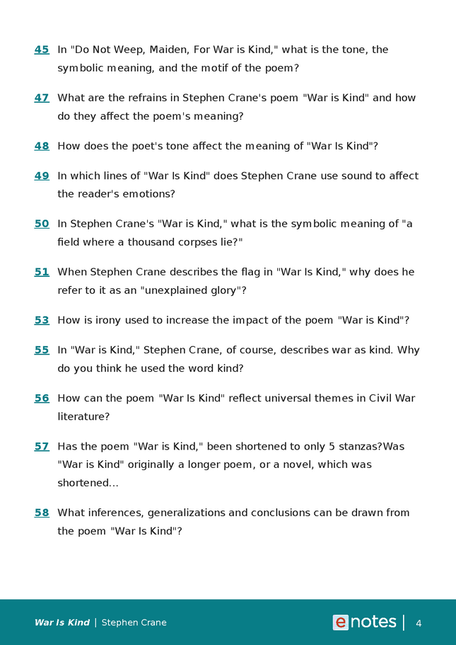 popular questions about war is kind preview image 4