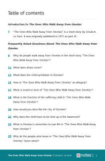 Preview image of Popular Questions About The Ones Who Walk Away from Omelas