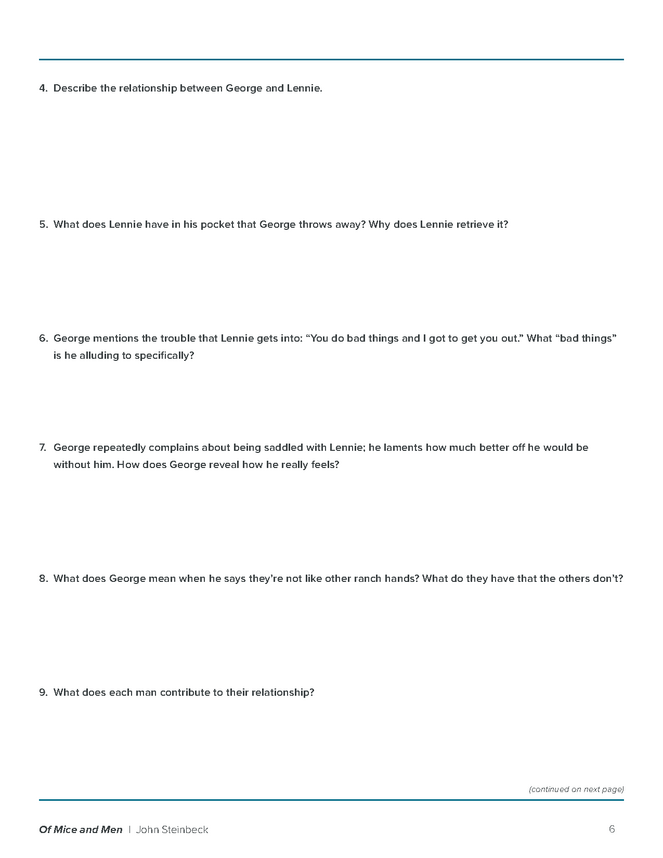 of mice and men reading guide preview image 6