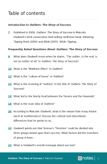 Preview image of Popular Questions About Outliers: The Story of Success
