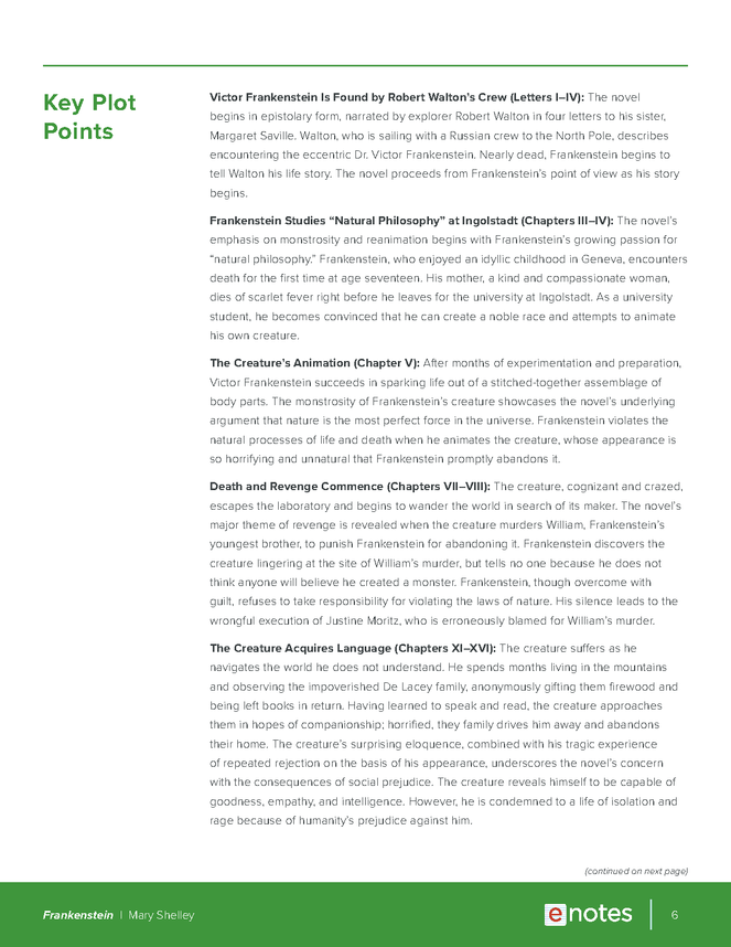 Frankenstein essay assignment picture