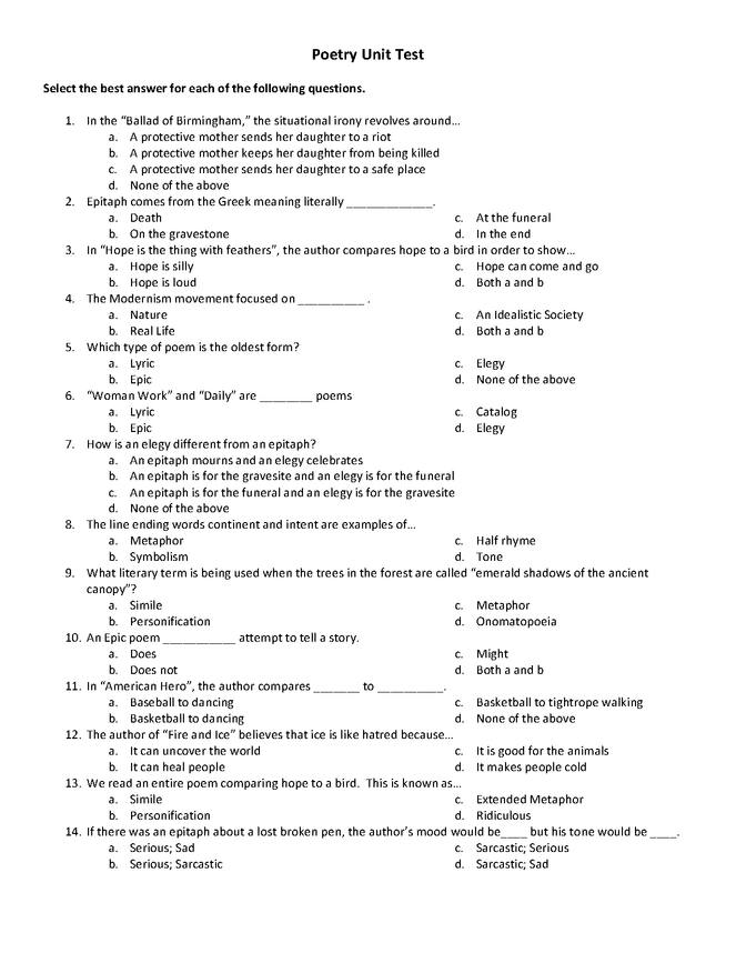 9th-grade-poetry-unit-test-this-is-a-test-for-the-end-activities-enotes