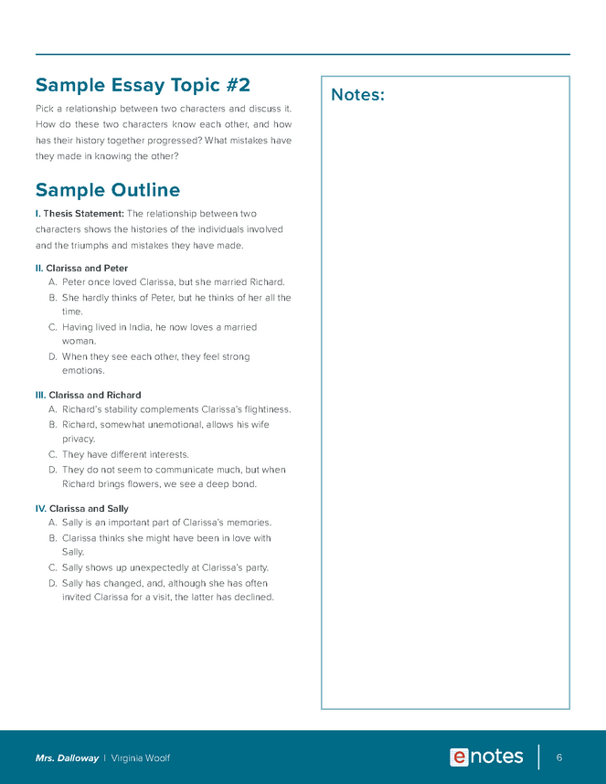 mrs. dalloway essay topics and outlines preview image 6