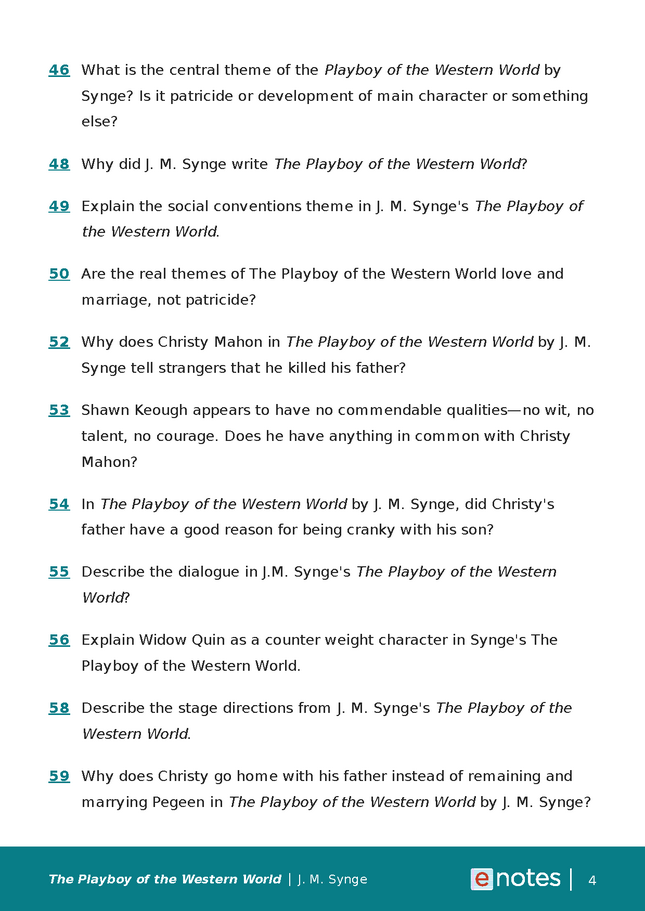 popular questions about the playboy of the western world preview image 4