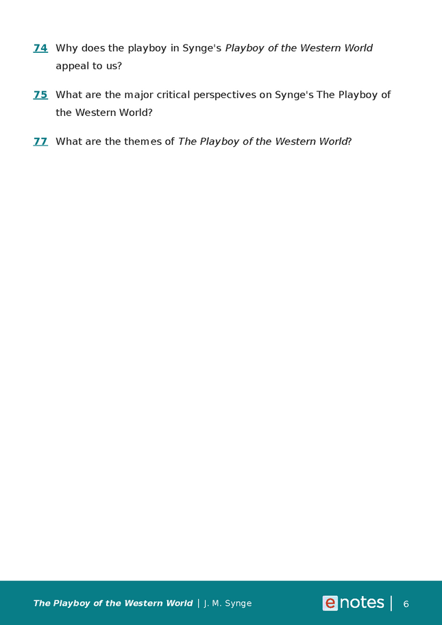 popular questions about the playboy of the western world preview image 6