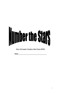 the book cover of Number the Stars Reading Guide