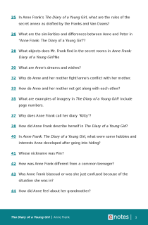 Preview image of Popular Questions About The Diary of a Young Girl