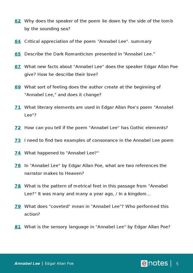 popular questions about annabel lee preview image 5