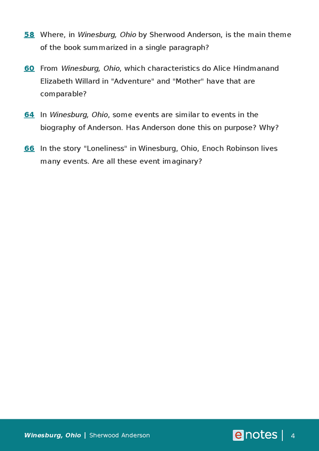 popular questions about winesburg, ohio preview image 4