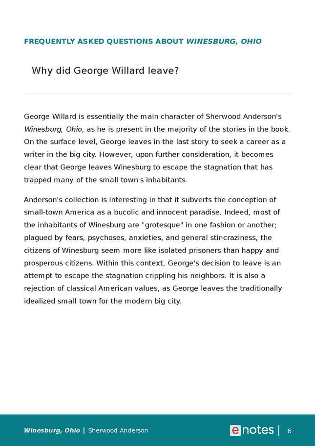 popular questions about winesburg, ohio preview image 6