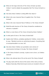 Preview image of Popular Questions About The Cherry Orchard