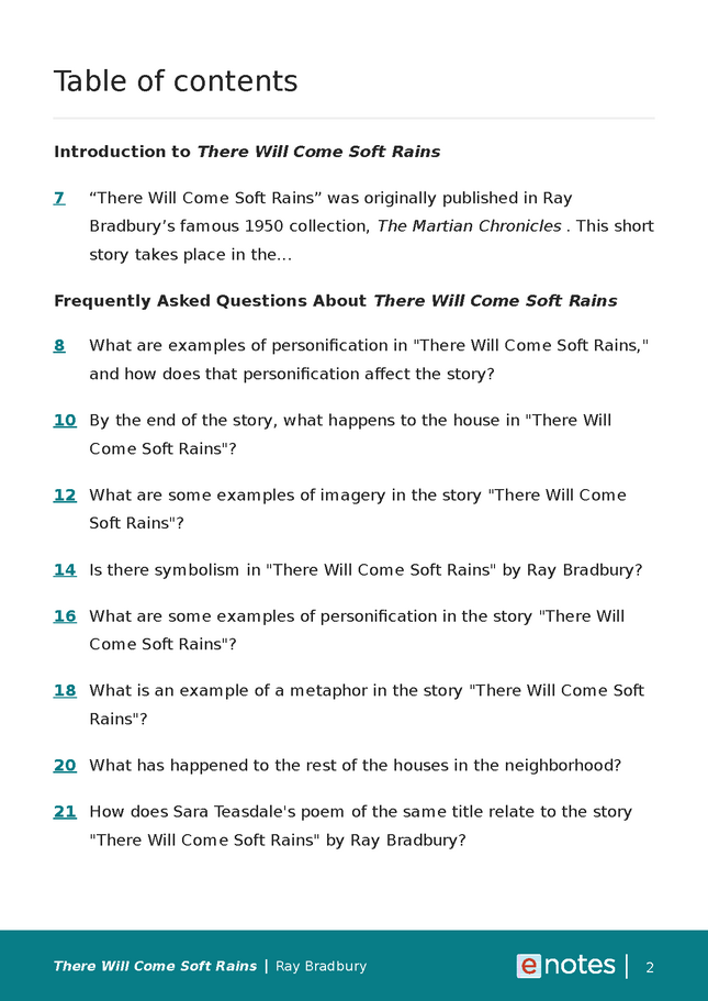 popular questions about there will come soft rains preview image 2