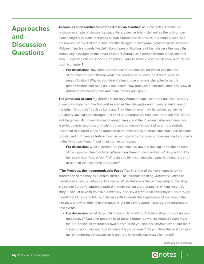 my antonia enotes teaching guide preview image 6