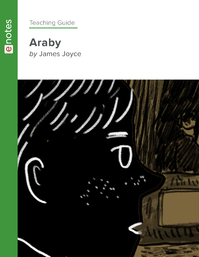 araby enotes teaching guide preview image 1