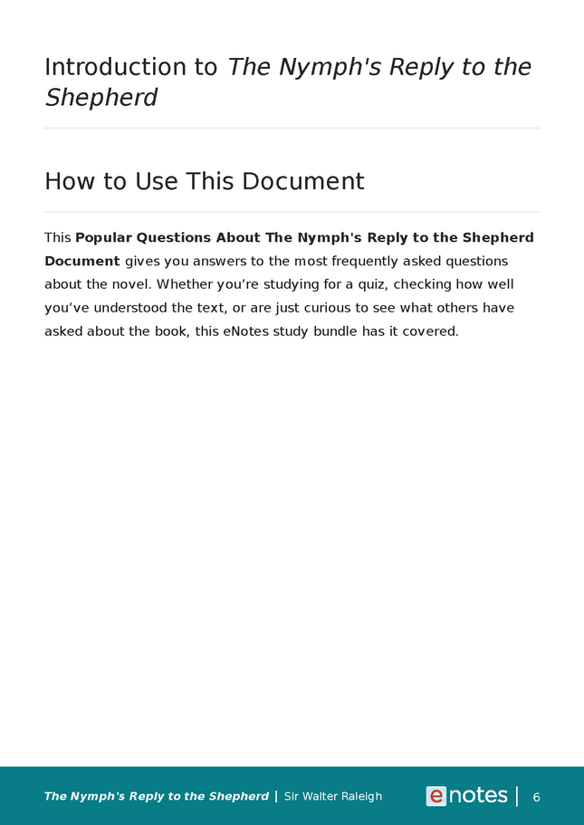 popular questions about the nymph's reply to the shepherd preview image 6