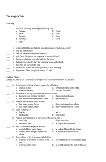 the book cover of The Knight's Tale Test