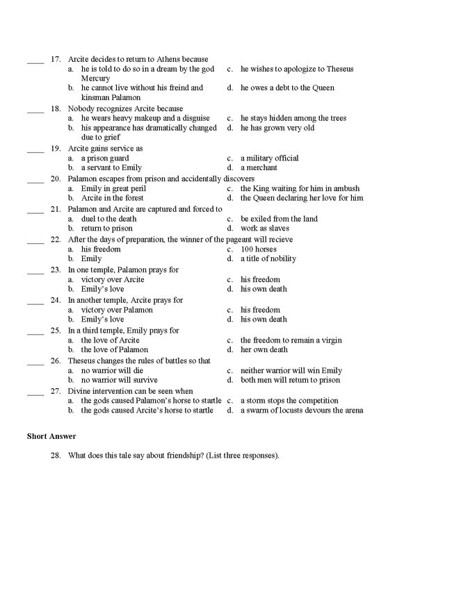 the knight's tale test preview image 2