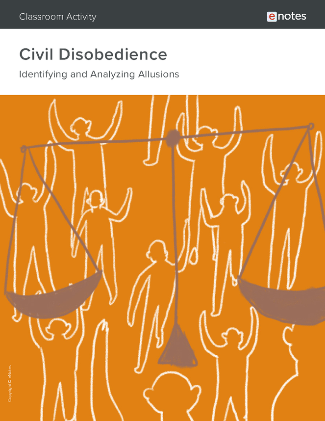 civil disobedience allusion activity preview image 1