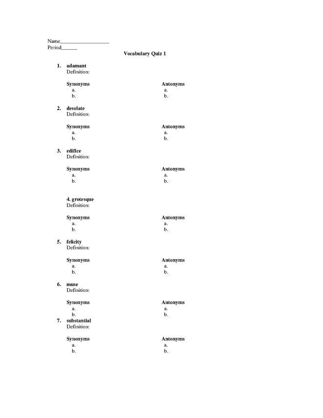tom sawyer vocab quiz preview image 1