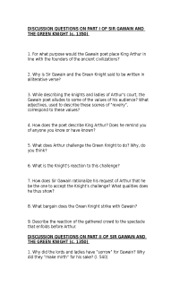 the book cover of Sir Gawain and the Green Knight discussion questions