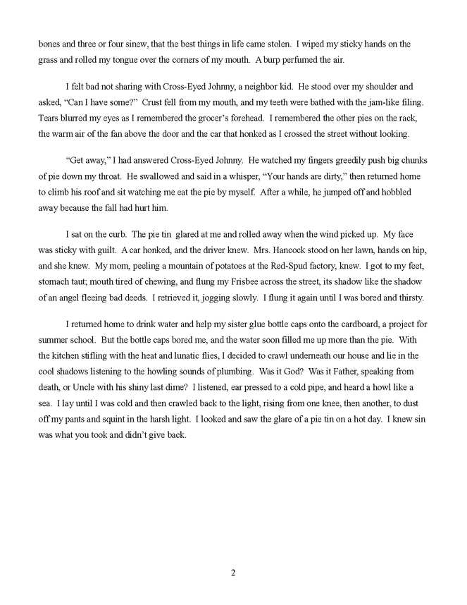 "a summer life"-gary soto preview image 2