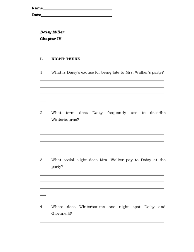 qar questions for james's daisy miller, ch. iv preview image 4