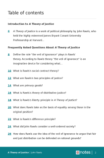 Preview image of Popular Questions About A Theory of Justice
