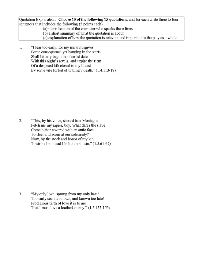 romeo and juliet exam preview image 6