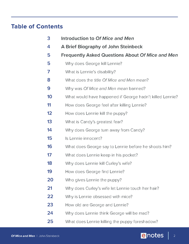 of mice and men faq study bundle preview image 2