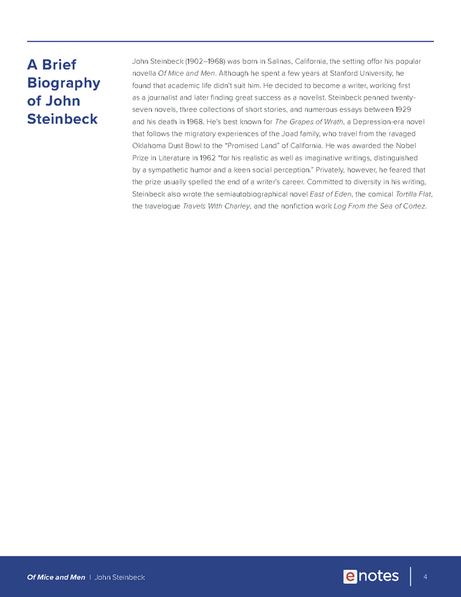 of mice and men faq study bundle preview image 4