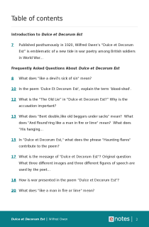 Preview image of Popular Questions About Dulce et Decorum Est